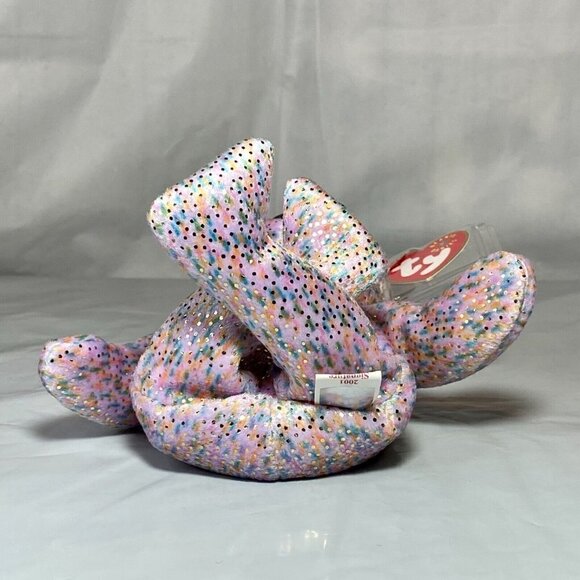 Ty Beanie Baby 2001 Signature Bear Retired P.E. Pellets MWMT 9th Gen Hang Tag - Picture 11 of 13